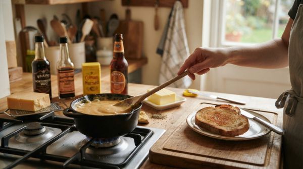 How do you make an authentic Welsh rarebit?